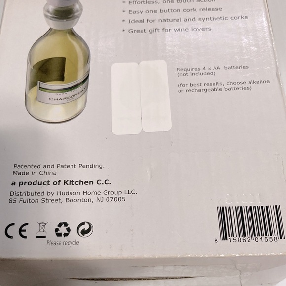 Automatic Wine Opener by Smart and Simple Battery Operated - Picture 10 of 11